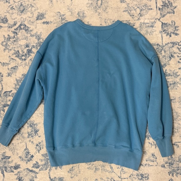American Eagle Sweatshirt Womens M Blue Eagle 1977 Graphic Crewneck - Picture 2 of 3